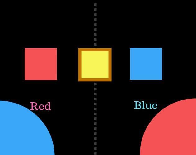 RED AND BLUE (itch)