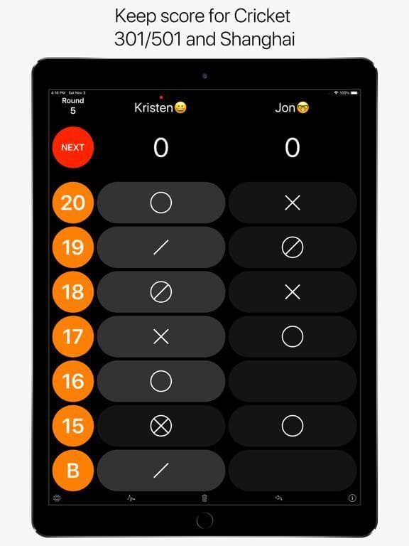 Dart Scoreboard Pro screenshot 2