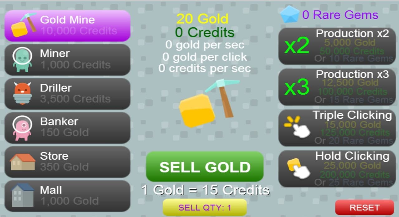 Golden Clicker screenshot 2