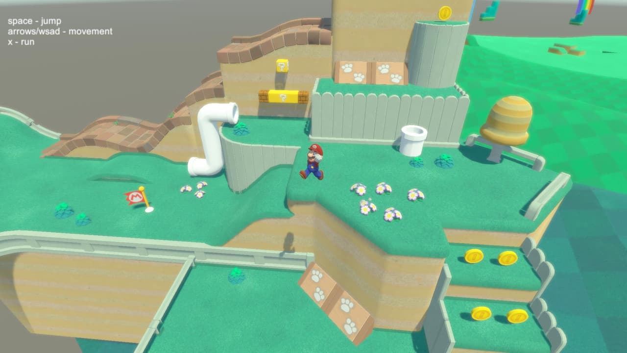 mario 3d prodotype screenshot 3
