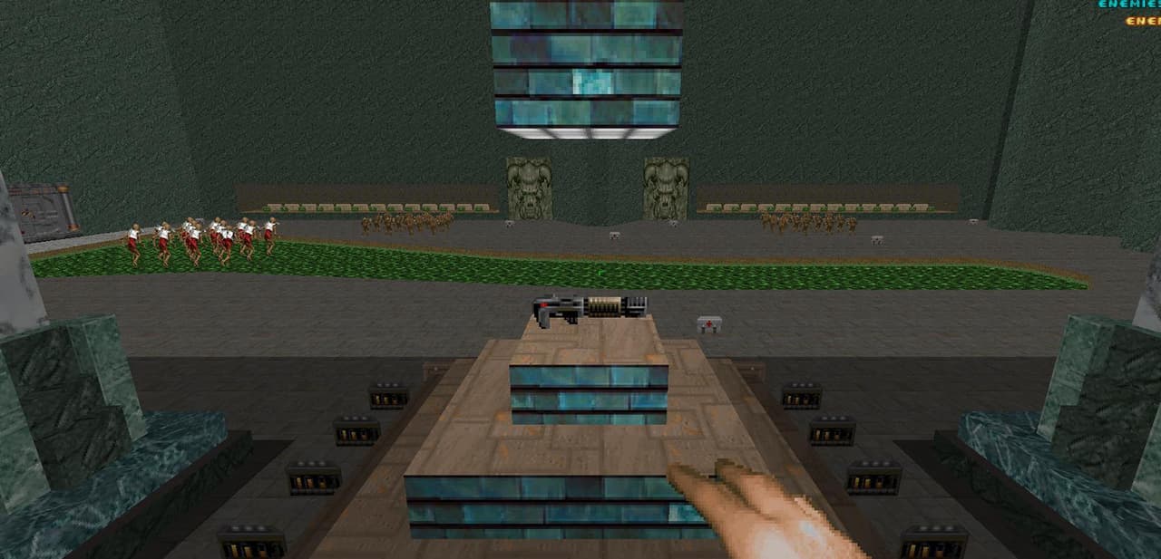 Hakros The Temple of Solitude (Map for Doom 2) screenshot 3