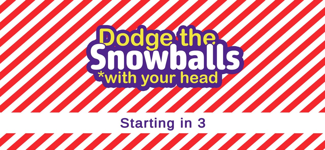 Dodge the Snowballs screenshot 2
