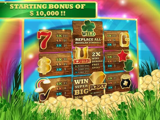 Irish Rainbow of Gold Slots Machine screenshot 4