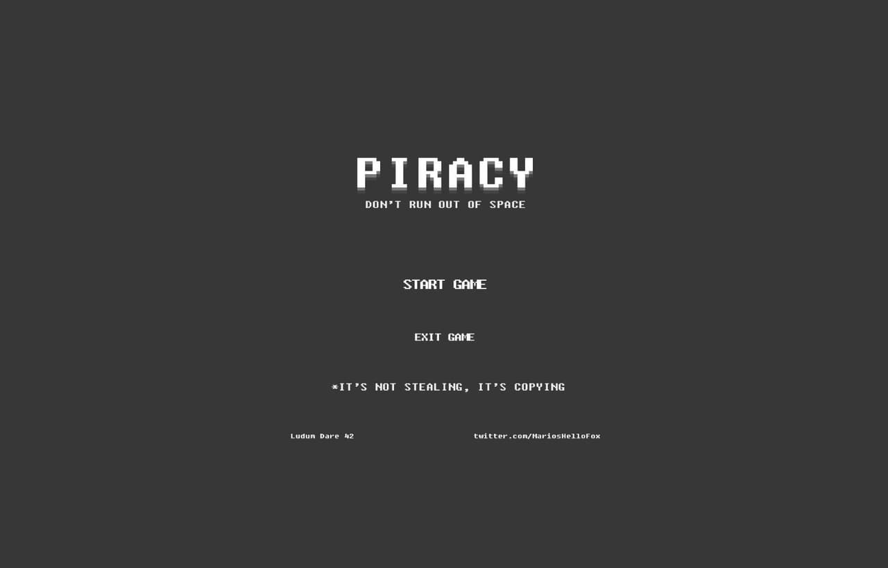 Piracy: Dont Run out of Space