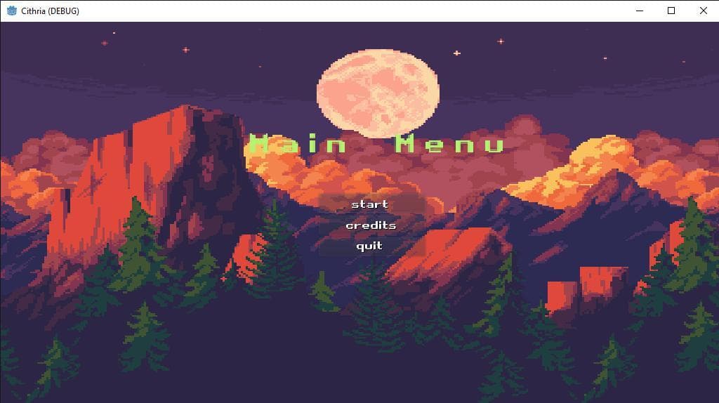 Cithria 2D pixel art platformer screenshot 2