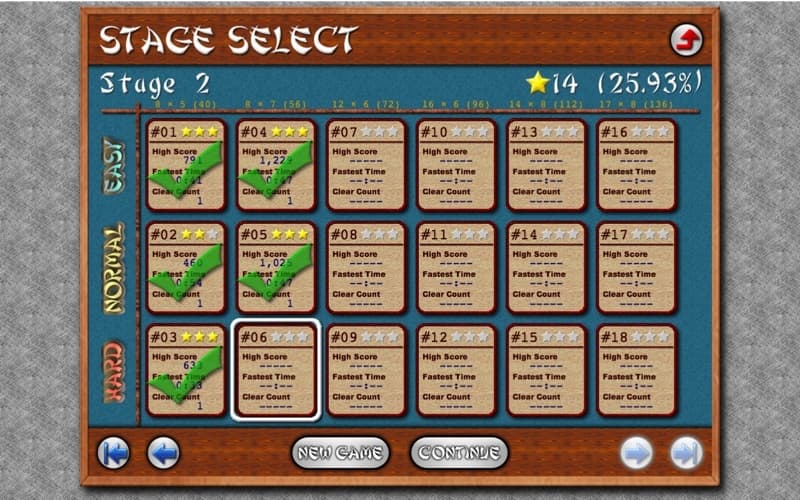 Nikakudori Solitaire Lite screenshot 4