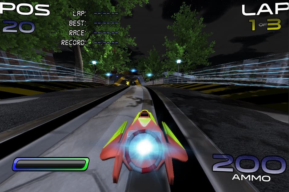 Red Forest: Procedurally Generated Pod Racing screenshot 4
