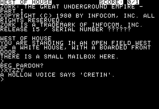 Zork I screenshot 5