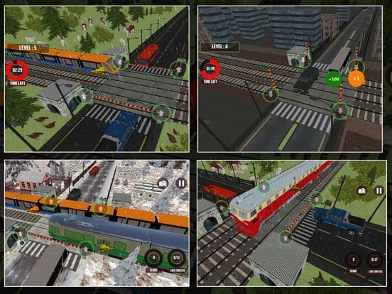 Railroad Crossing Train Sim 3D