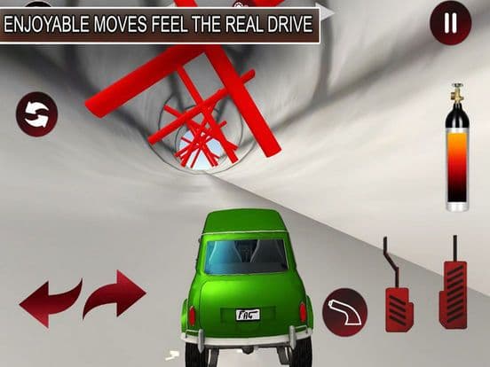 Crazy Car Obstacle Challenge