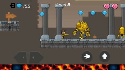 Kill The Dummy Boss Robots 3 (a jump shooter game) screenshot 2