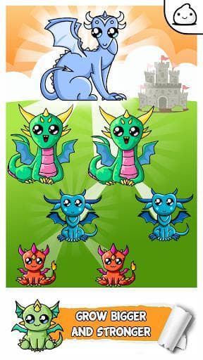 Dragons Evolution -Merge Clicker Kawaii Idle Game screenshot 3