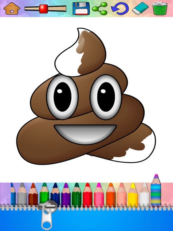 Emoticon Coloring book – color emoticons screenshot 3