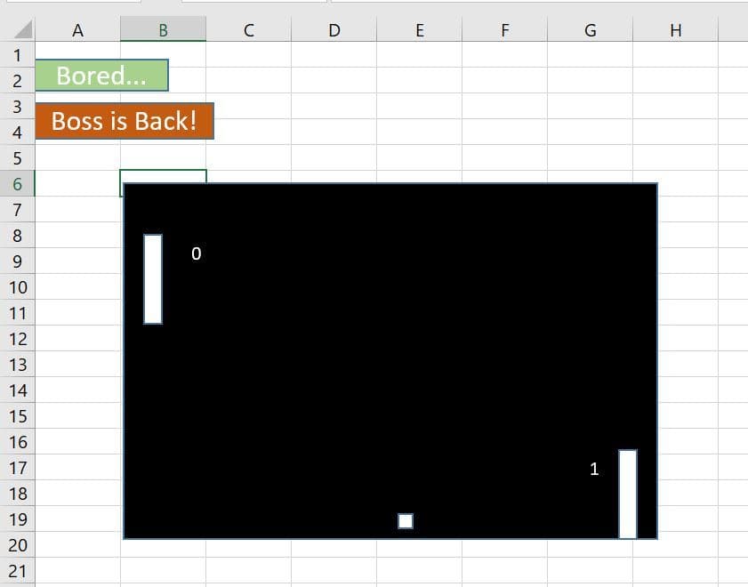 Game A Week 2 - Bored At Work Pong