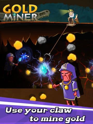 Gold Miner 2016—Classic Gems Craft Rush & Shape Clicker Games(2 Player + Free) screenshot 4