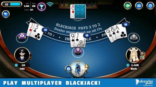 BlackJack 21: Vegas Multiplayer Online Casino Game screenshot 2