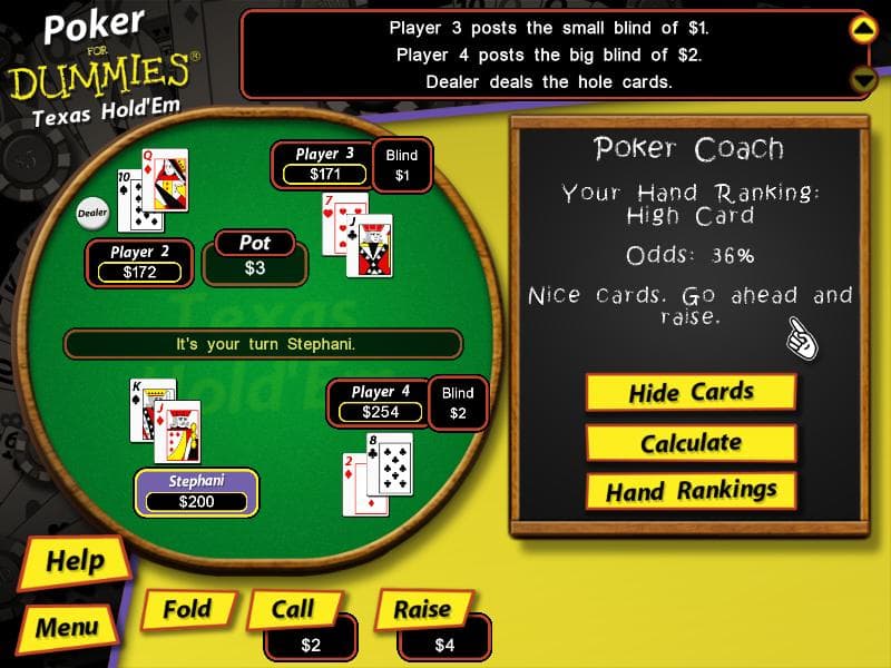 Poker for Dummies Featuring Texas HoldEm screenshot 3