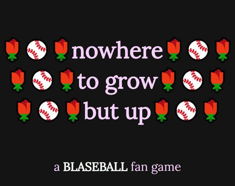 nowhere to grow but up