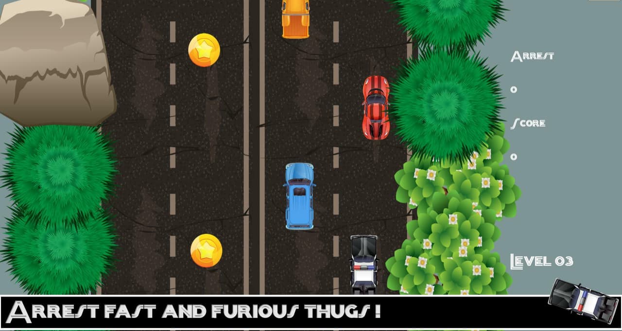 Road Hero Speed Car Racing Cops screenshot 3