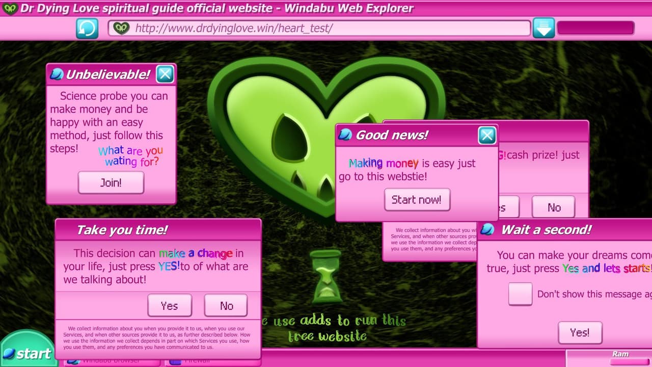 Doctor Dying Love Website screenshot 3