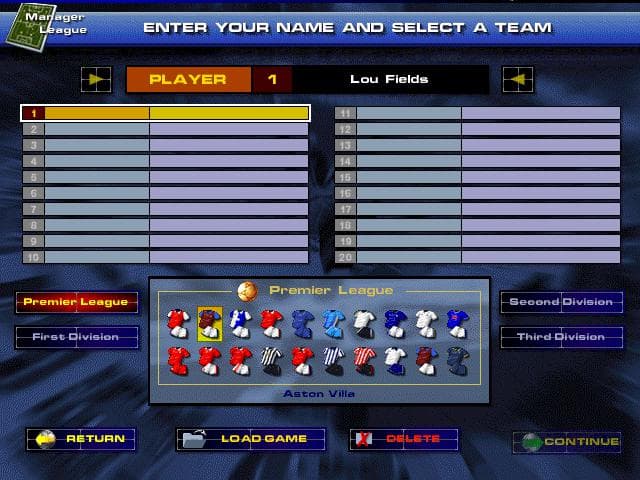 Premier Manager: Ninety Nine screenshot 5