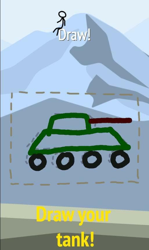 Draw Stickman Tank screenshot 2