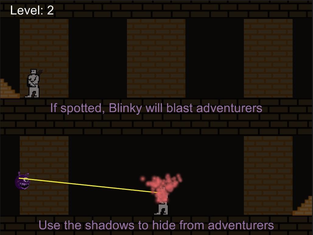 Blinky, The Simple Beholder