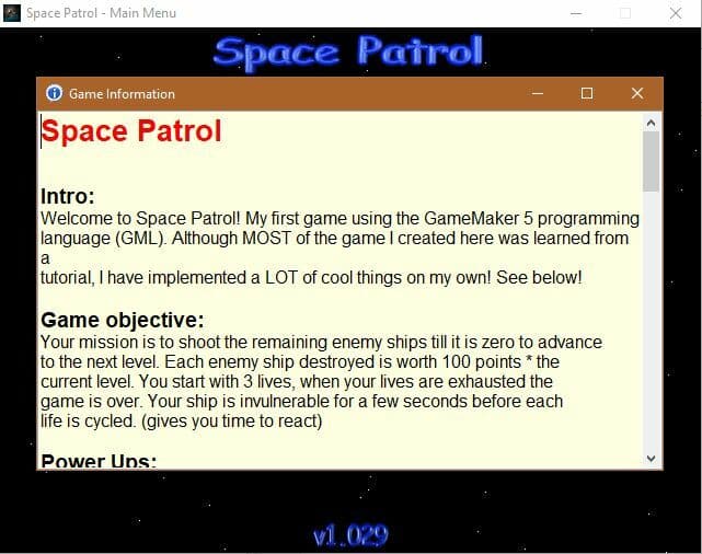 Space Patrol (zonemaster) screenshot 2