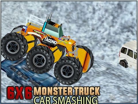 6X6 Monster Truck Car Smashing screenshot 3