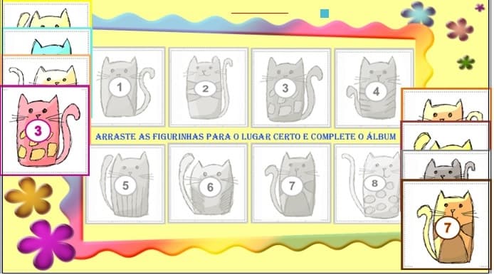 Album de Figurinhas de Gatinhos