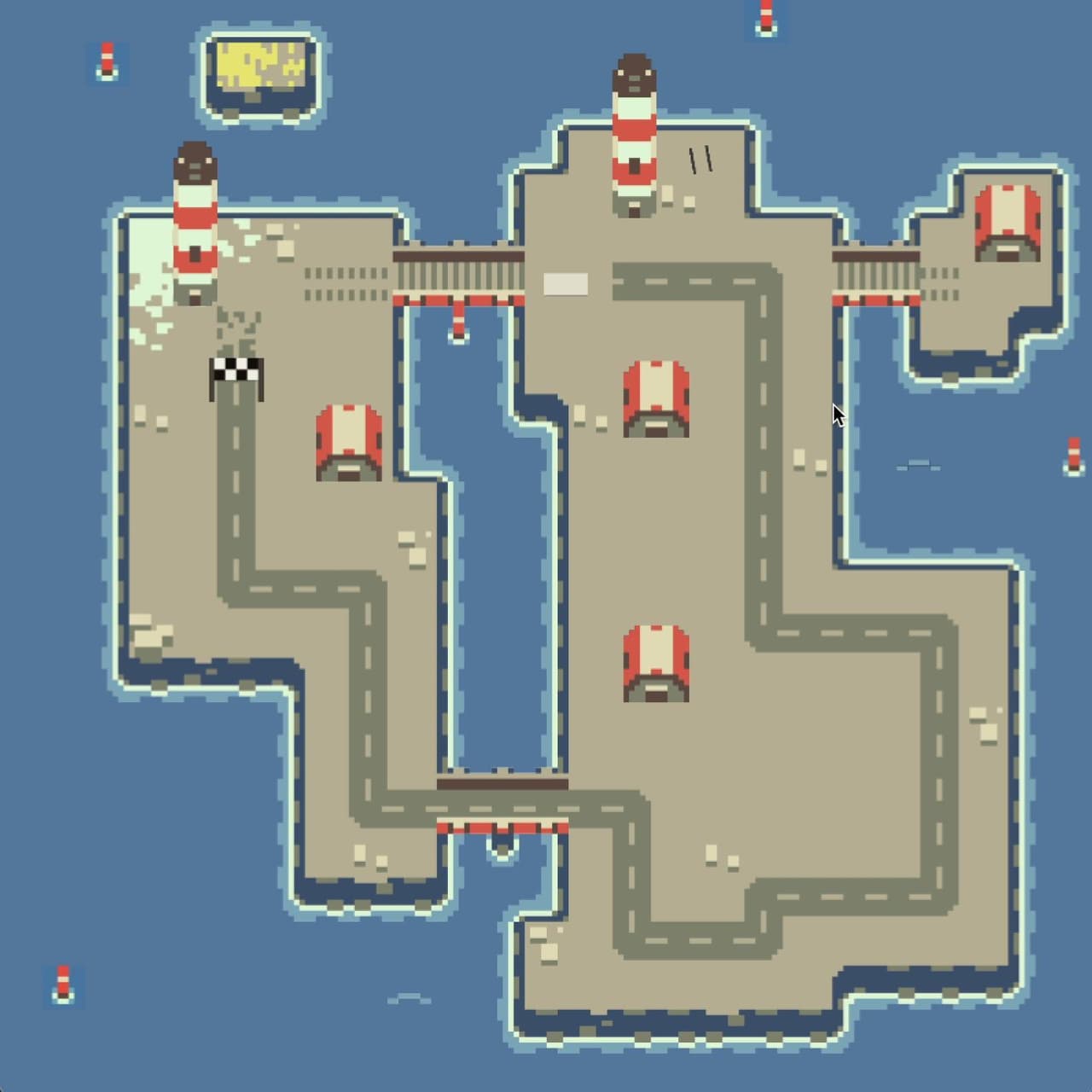 Island, racer - Intro to Game Engine wk1 screenshot 2