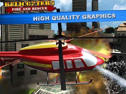 Helicopter Fire Rescue Simulator screenshot 3