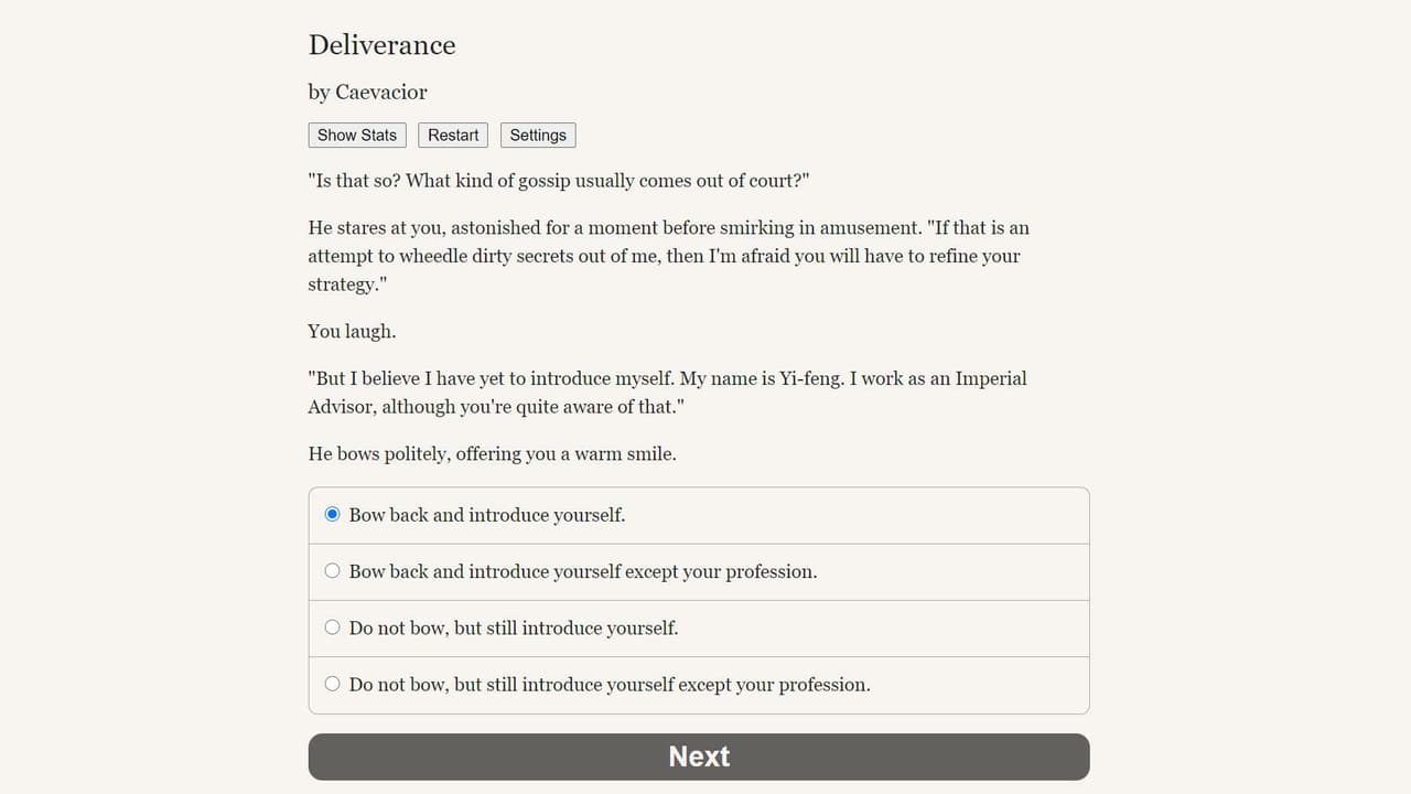 Deliverance (itch) (Caevacior)