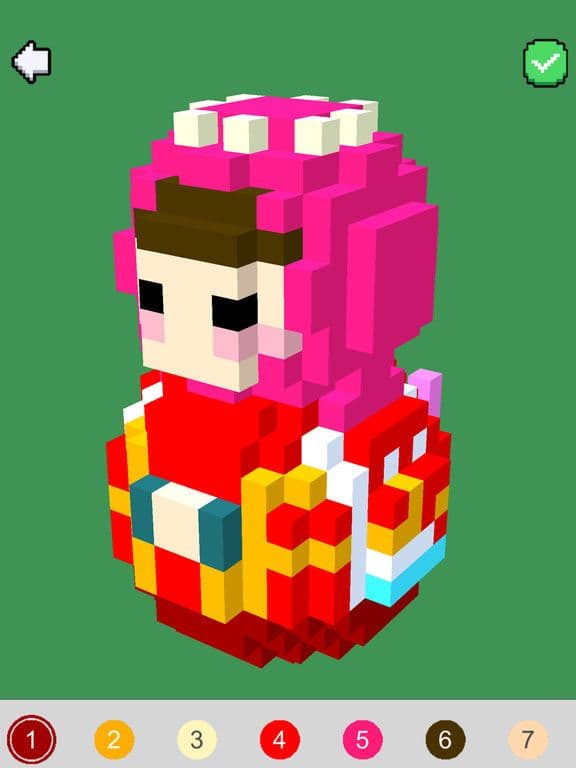 Voxel Art 3D - Color by number