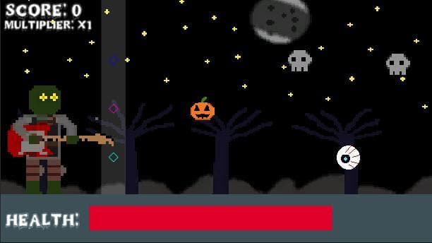 Zombeat (itch) (Buskerud Folkehøgskole) screenshot 2