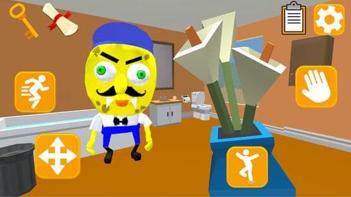 Sponge Neighbor Escape 3D screenshot 4