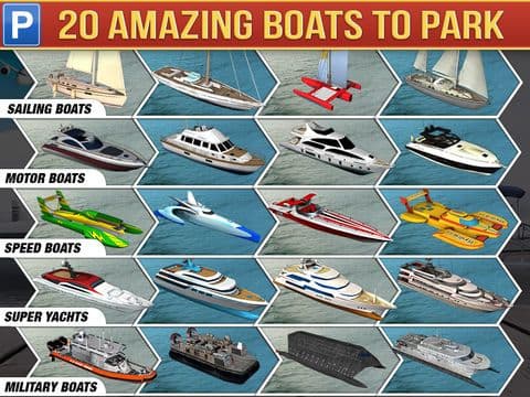 Super Yachts Parking Simulator - Real Boats Race Driving Test Park Racing Games screenshot 3