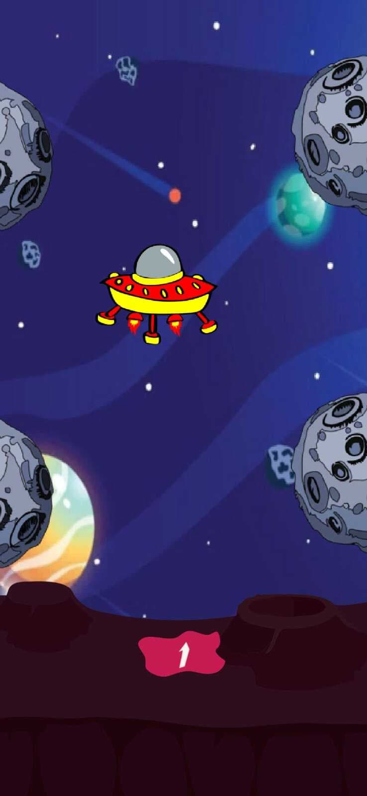 Flappy Space (bru.nobauer) screenshot 2