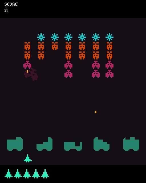 Space Invaders (itch) (k4gi) screenshot 3