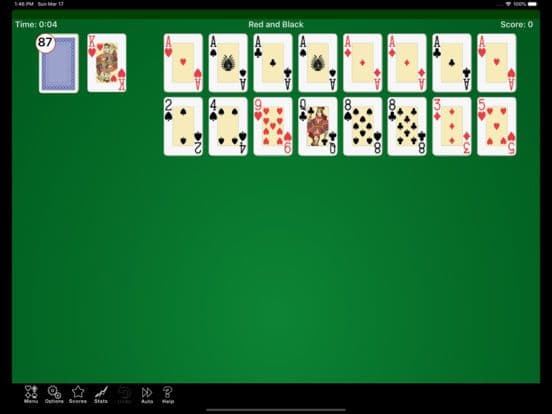 Red and Black Solitaire screenshot 5