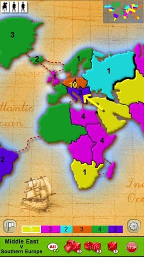 Conquest (super fast risk) screenshot 2