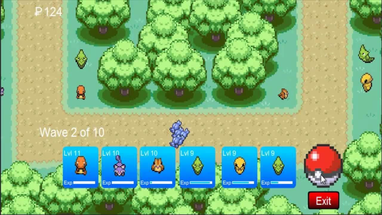 Pokemon tower defense (topzgamer) screenshot 2
