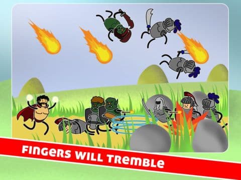 Swipe Heroes - The Endless Medieval Gauntlet screenshot 3