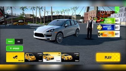Taxi Car Drive & Parking Sim + screenshot 3