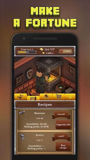 ForgeCraft - Idle Tycoon. Crafting Business Game. screenshot 3