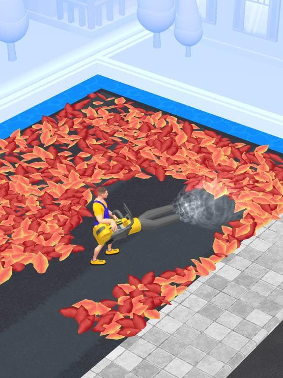 Leaf Blower: Cleaning Game Sim screenshot 2