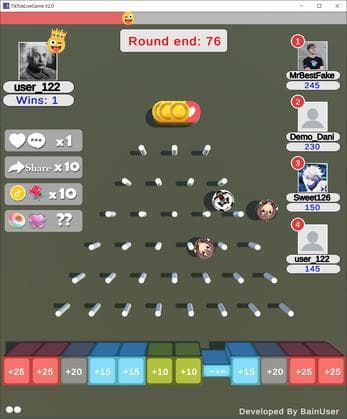TiktokLive game (Plinko-standart) (YJ Interactive Games) screenshot 2