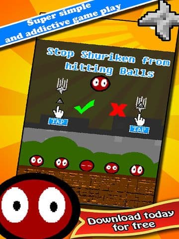 Bouncy Bouncing Shuriken Ball - by Cobalt Play Games screenshot 3