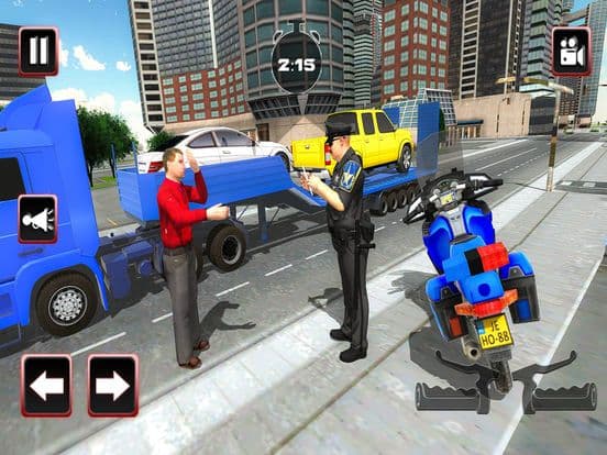 Traffic Cop Motorbike Rider 3D screenshot 3