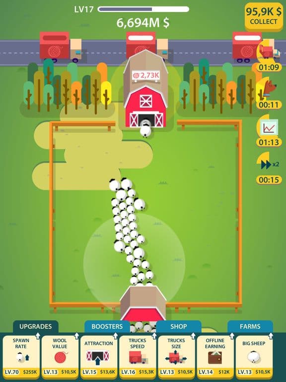 Wool Factory Idle screenshot 4